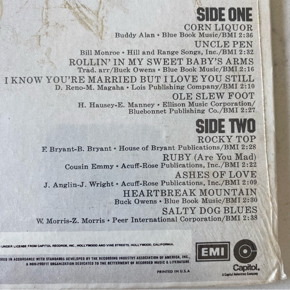 Buck Owens and the Buckaroos Ruby Vinyl Record SEALED - Picture 3 of 3